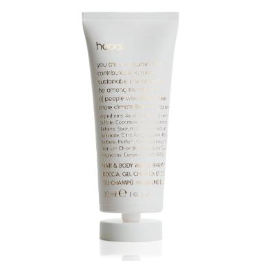 Sæbe Flydende Hair and Body shampoo HOPAL Tube med Knæklåg Svanemærket 30 ml,216 stk x 30 ml/krt