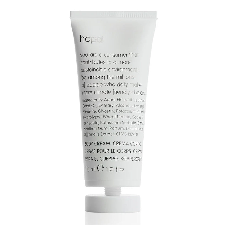 Hudcreme Hopal Body Cream 30ml Svanemærket med Parfume Knæklåg,216 stk x 30 ml/krt