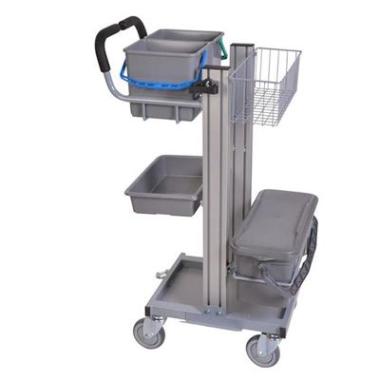 Rengøringsvogn Exclusive til Forfugtede mopper med 2 stk 6 ltr spande,stk