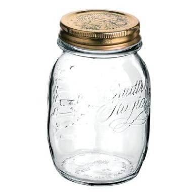 Sylteglas Quattro Stagioni 500 ml Ø9x13.6 cm med Låg,stk