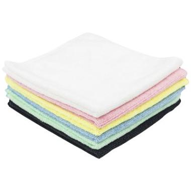 Microfiberklud Neutral 32x32cm Økotex blå,10 stk/pk
