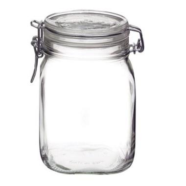 Patentglas Fido Bormioli 1 ltr Ø10.6x16 cm,stk