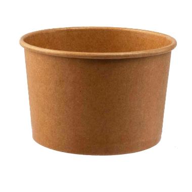 Papbæger Soup-To-Go 25 cl 8 oz Ø96x60 mm kraft/PE Brun,50 stk/ps
