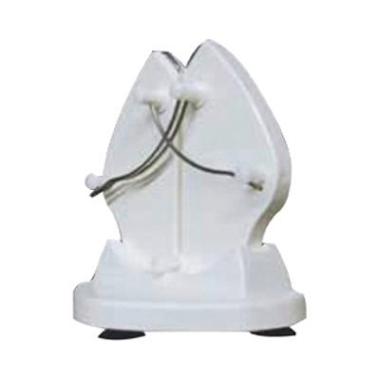 Knivaftrækker/Knivsliber Ergo Steel Bordmodel uden fod Hvid,stk