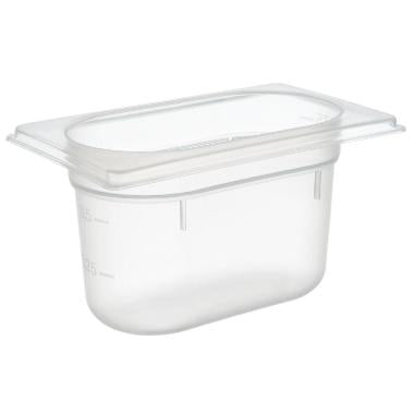 Kantine 1/9 GN 1 ltr 17.6x10.8x10 cm Polypropylen Klar,stk