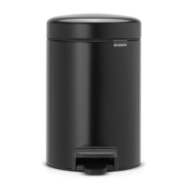 Pedalspand Brabantia Newlcon 3 ltr Mat Sort,stk