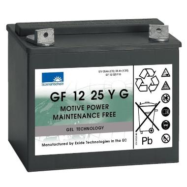 Batteri gel 12V 25Ah sort til Taski Swingo 350B,1 stk