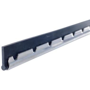 Skviserskinne 25 cm med Gummi Rustfri,stk