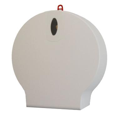 Dispenser Toiletpapir Pristine Jumbo Mini D13.5xB26xH26.1cm Plast Hvid Max Ø20cm,stk