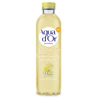 Aqua d'Or Hyldeblomst/Lemonade 0,5L med brus inkl. B-pant (12 stk)