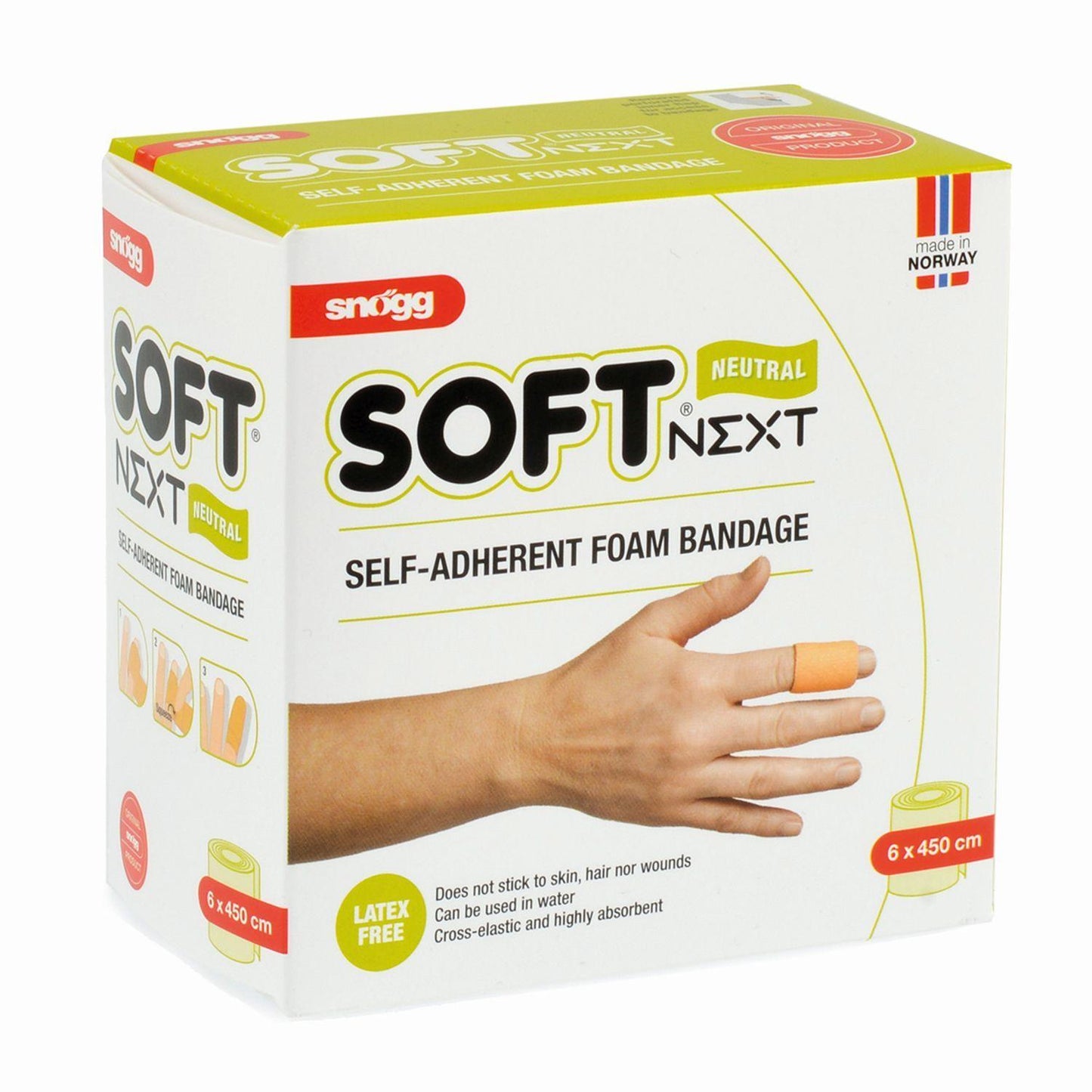 Plaster Soft Next Snøgg 6 cm x4.5 m Latexfri Beige til 115554,rl