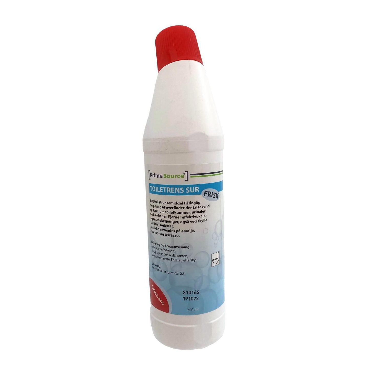 Toiletrens Flydende Prime Source Frisk 750ml med Farve/Parfume Rød Surt,750 ml/fl