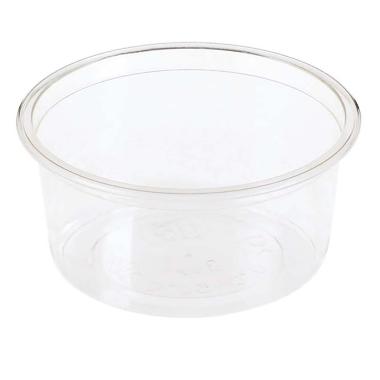 Dressingbæger 90 ml 3 oz Souffle cup Ø76 mm x 35 mm PLA Bionedbrydelig Klar,1000 stk/krt