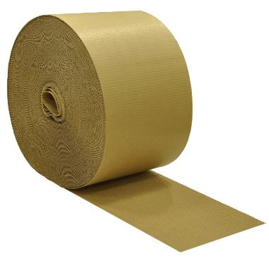 Bølgepap 25 cm x70 m Brun,1 Rl