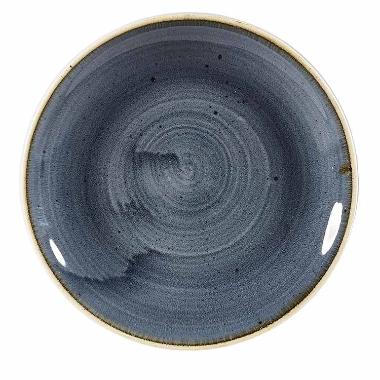 Tallerken Coupe Stonecast Ø16.5 cm Porcelæn Blåbær,12 stk/krt
