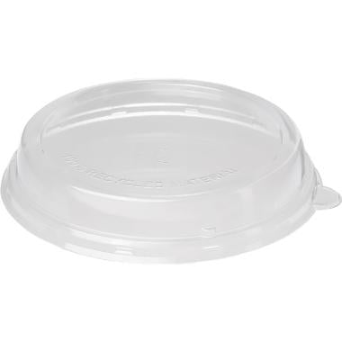 Plastlåg Ø212 mm Rund RPET Klar højt til Duni Salatskål Bagasse,4 pk x 40 stk/krt