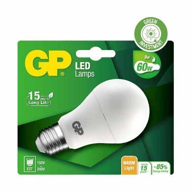 LED Pære GP Classic E27 9W-60W,stk