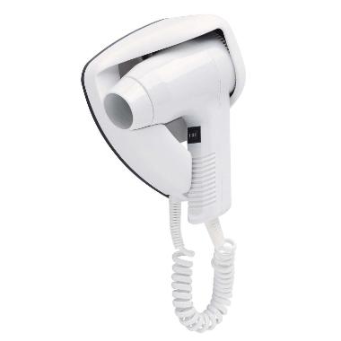 Hårtørrer Piccolo 1200W Vægmontering 145x86x212 mm Plast Hvid,stk