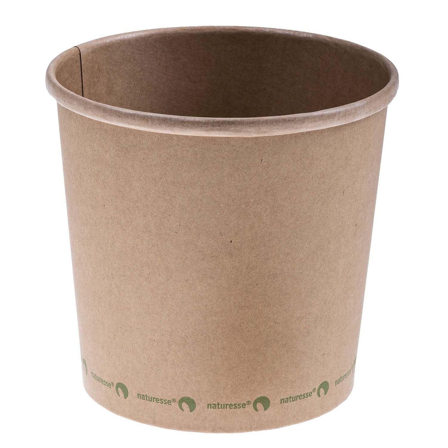 Bæger Pap/CPLA Soup-To-Go 950 ml 32 oz Ø118 mm Bionedbrydelig Brun,15 pk x 25 stk/krt