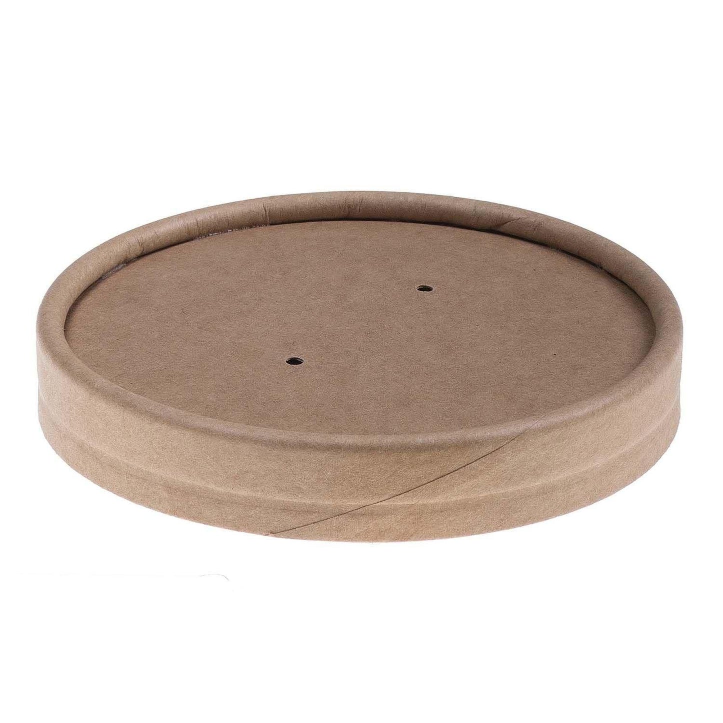 Paplåg Ø90mm Kraft pap/CPLA brun til Bæger Soup-To-Go,20 pk x 25 stk/krt