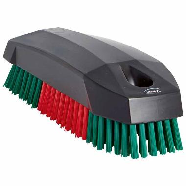 Neglebørste/Håndbørste Vikan stiv L120xB45xH40mm uden greb sort,15 stk/krt