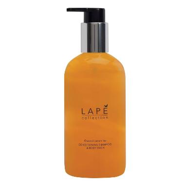 Håndsæbe Flydende LAPE Oriental Lemon Tea Hair & Body med Pumpe/Parfume 300 ml,8 fl x 300 ml/krt
