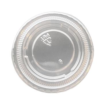 Plastlåg Ø44 mm PET Klar til Dressingbæger 30 ml,100 stk/ps