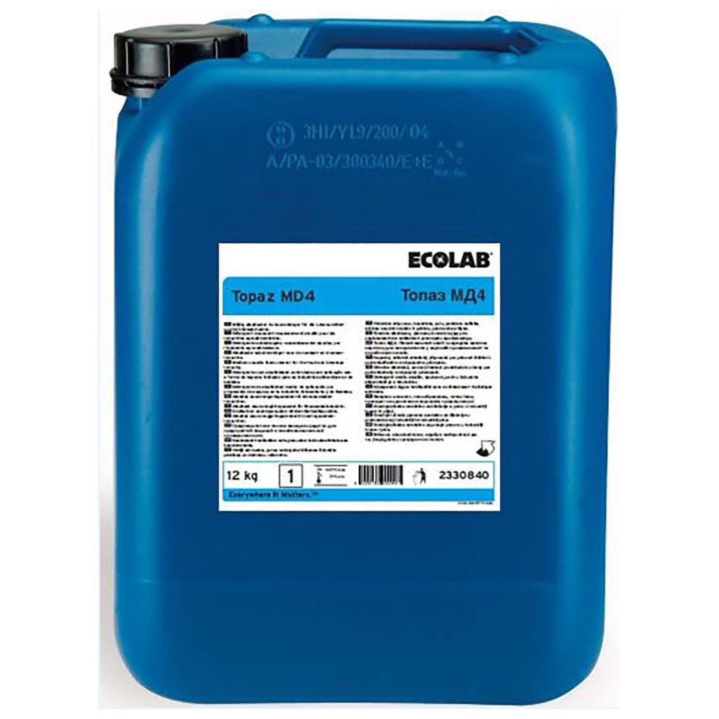 Skumrengøring Alkalisk Topaz MD4 til fedt og protein i Fødevareproduktion 12 kg,12 kg/dnk