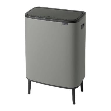 Affaldsspand Brabantia Bo Touch Bin Hi 60 ltr Mineral Concrete Grey,stk