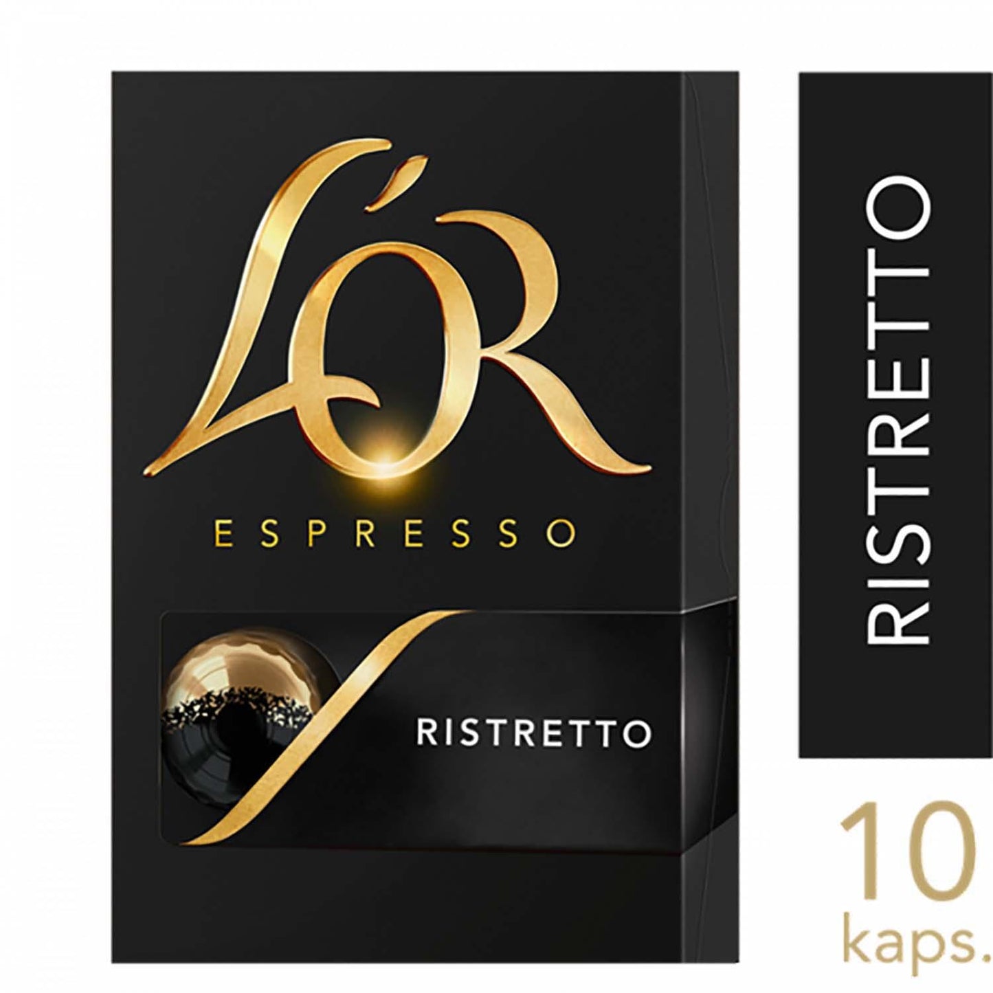 Kaffekapsel L'OR Lungo Ristretto 10 kaps/pk Styrke 11,10 æsk x 10 stk/krt