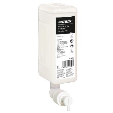 Sæbe flydende Katrin Hair and Body 1 ltr,6 fl x 1 ltr/krt