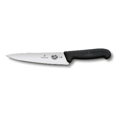 Kokkekniv Victorinox Fibrox klinge 19 cm Sort,stk