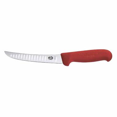 Udbenerkniv m/luftlommer Victorinox Fibrox klinge 15 cm Rød,stk