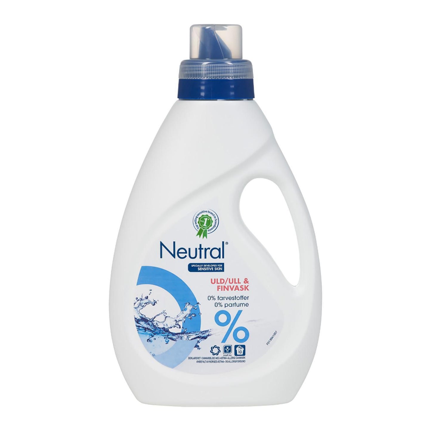 Tøjvask flydende Neutral Uld og Finvask uden farve og parfume 750 ml,750 ml/fl