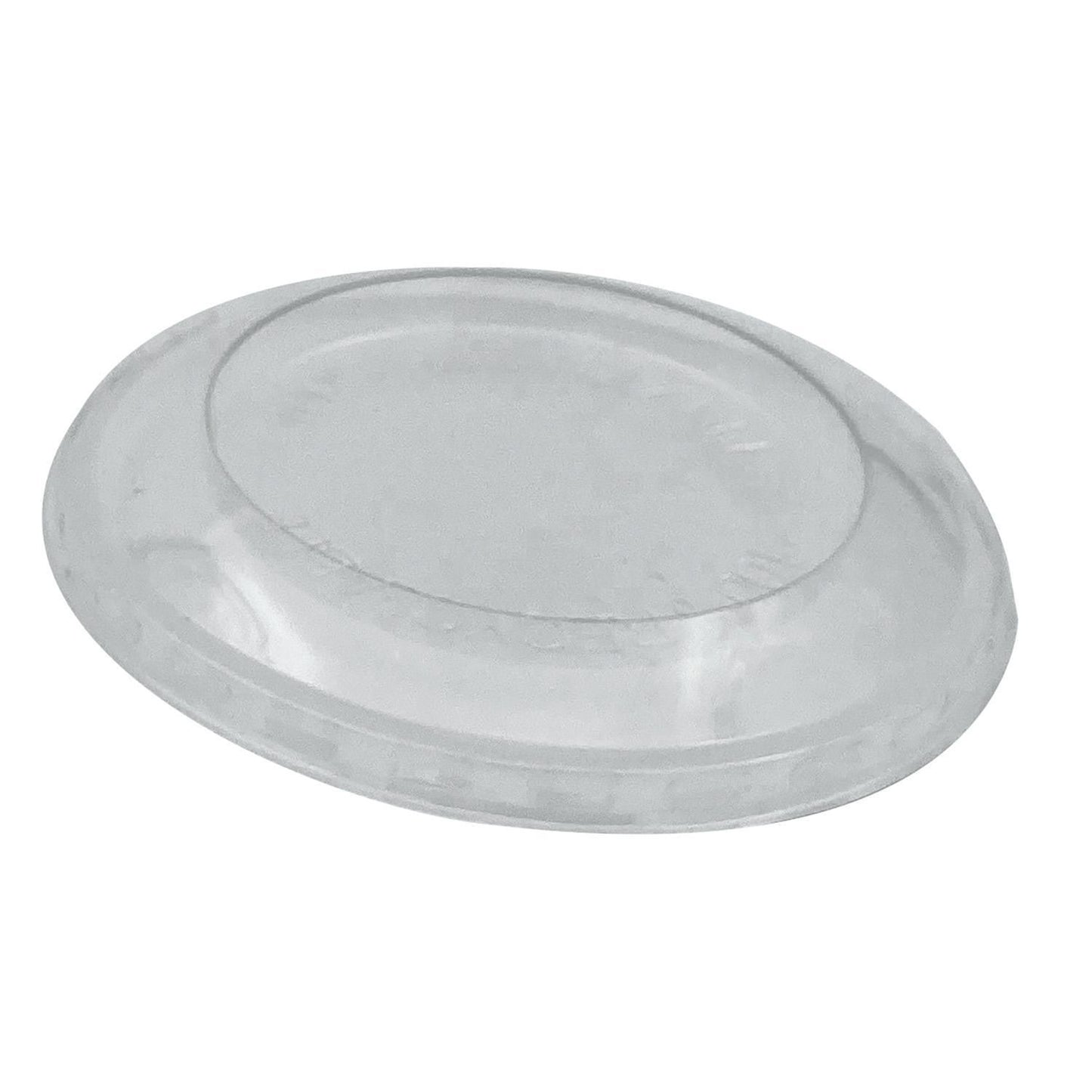 Plastlåg Ø95 mm RPET til dessertbæger 200 ml Ø95 mm Klar,50 stk/ps