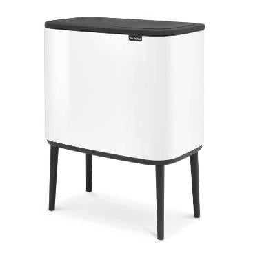 Affaldsspand Brabantia Bo Hi 11+23 liter Metal Hvid,stk