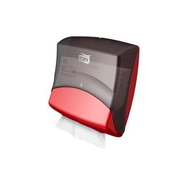 Dispenser Tork W4 Toppak Plast Rød/Sort,1 stk/krt