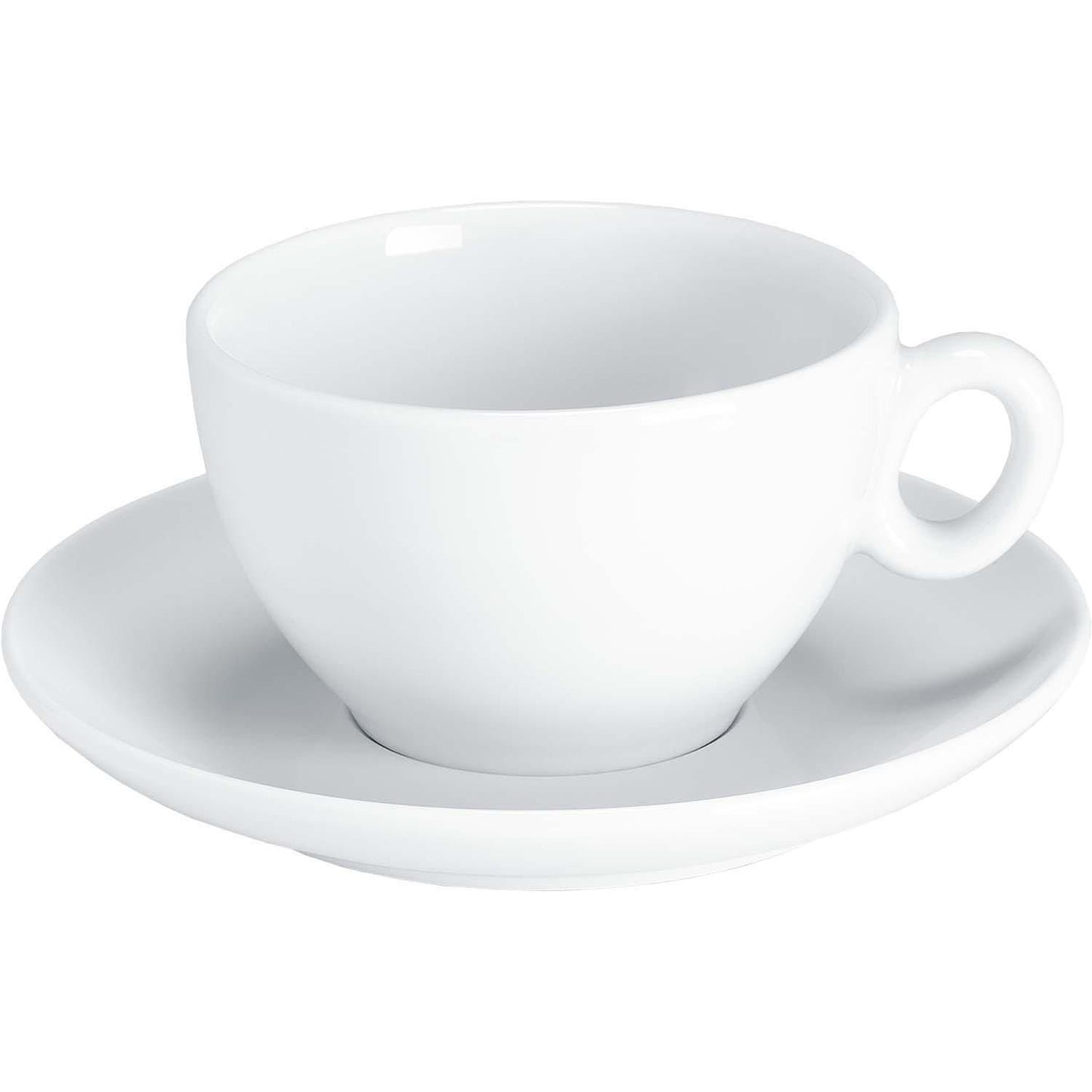 Kop latte Luna 25cl Porcelæn hvid,6 stk/pk