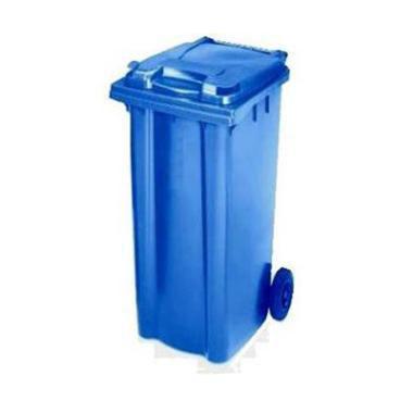 Affaldscontainer 120 ltr 2-hjulet Blå,stk