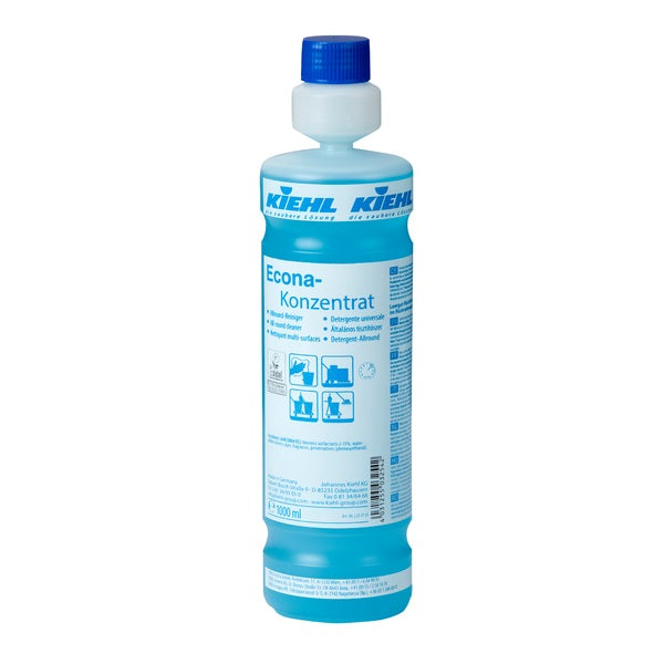 Universalrengøring Gulv/Ovfl/Inv Econa-Konzentrat 1ltr Ecolabel med Parfume,6 fl x 1 ltr/krt