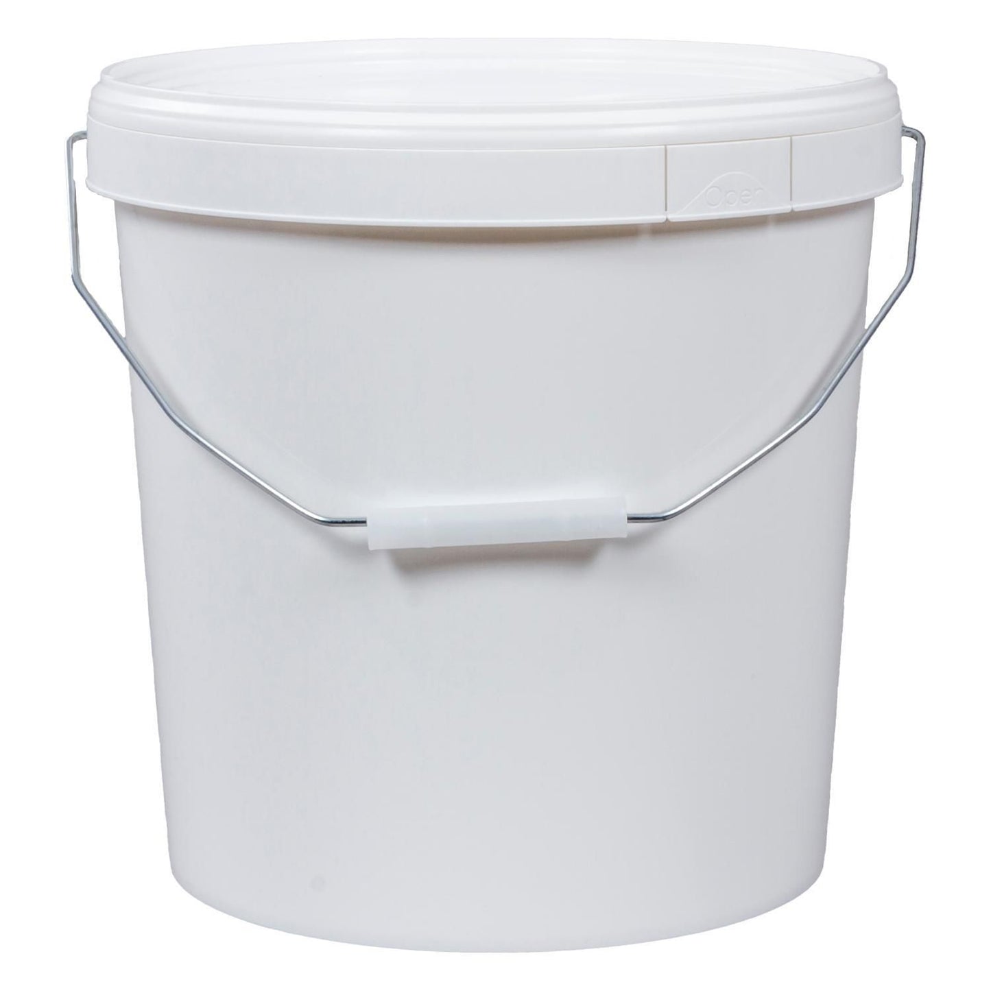 Spand 14,4 ltr med hank Emsafe Ø292 mm uden låg plast hvid,309 stk/pl