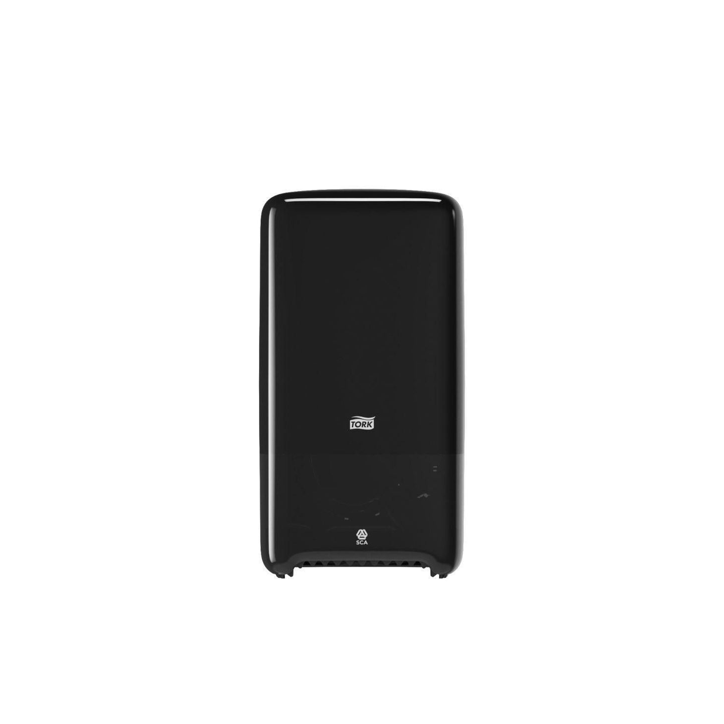 Dispenser toiletpapir Tork T6 mid-size sort,stk