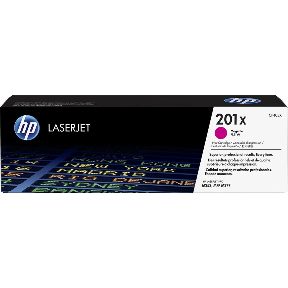 HP Toner 201X magenta CF403X 2.300 sider
