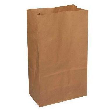 Klodsbundspose 250x150x430 mm 16 ltr 70 gr FSC Brun,200 stk/krt