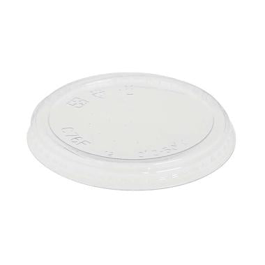 Plastlåg Ø76 mm Bionedbrydelig PLA Klar til dressingbæger til 115988,20 ps x 50 stk/krt