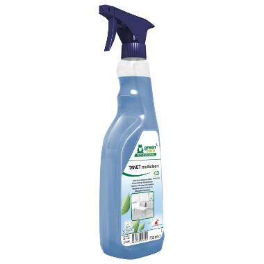 Universalrengøring TANET Multiclean RTU klar-til-brug med brusehoved 750 ml Blå,750 ml/fl