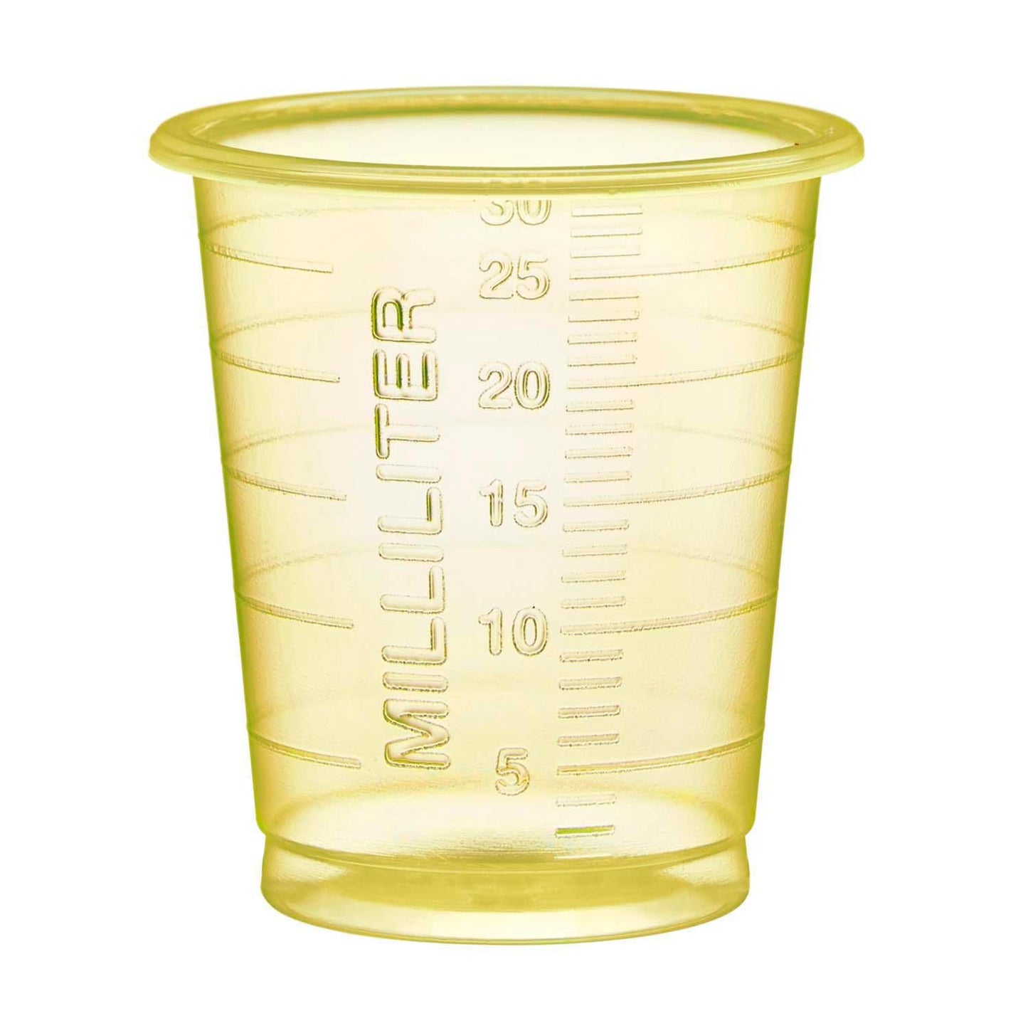 Medicinbæger 30 ml PP Eco Gul,100 ps x 90 stk/krt
