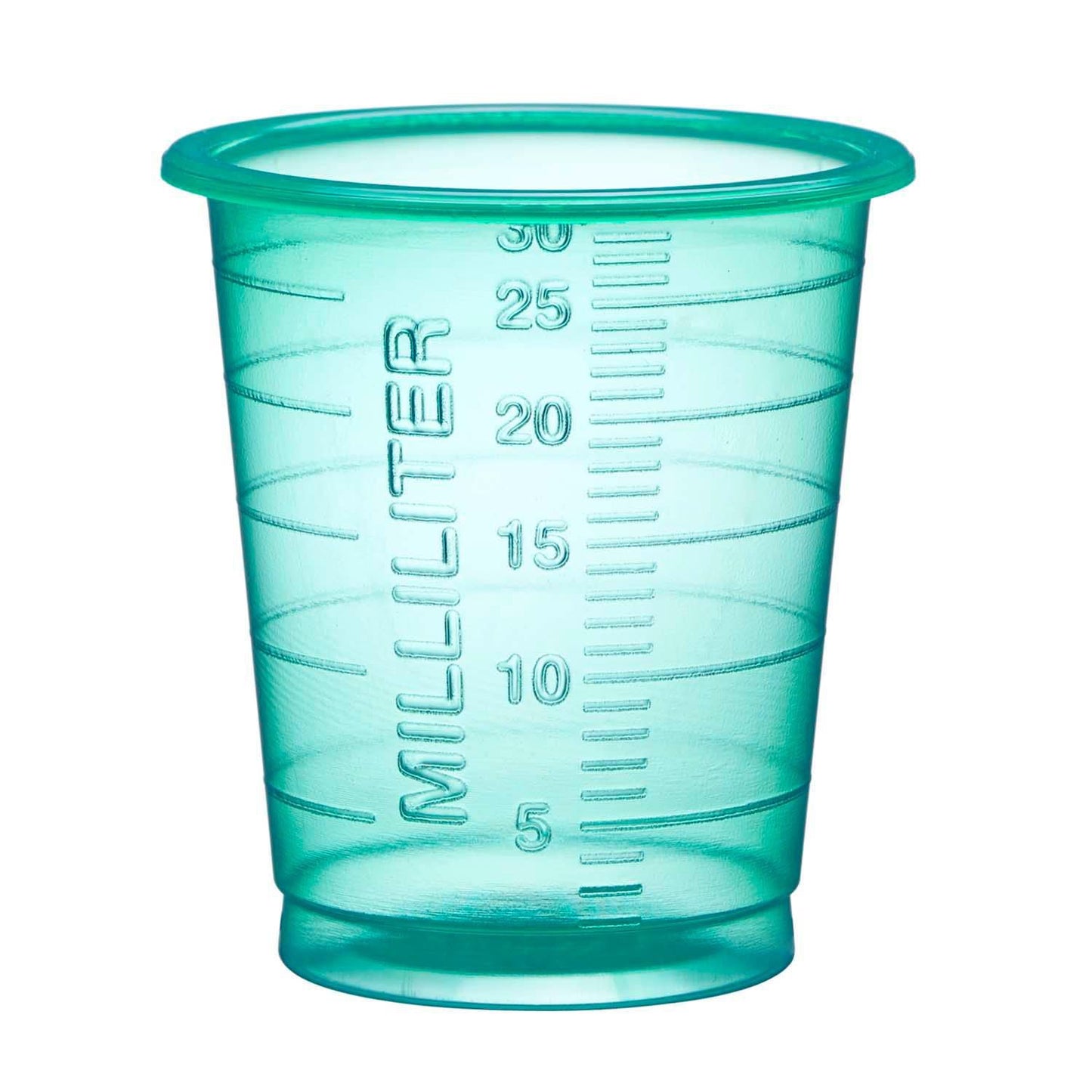 Medicinbæger 30 ml PP Eco Grøn,100 ps x 90 stk/krt
