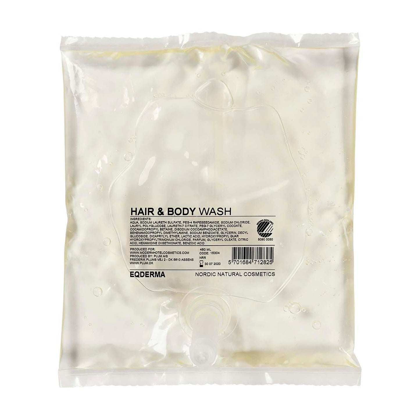 Sæbe hair and body Soap-In-A-Box Svanemærket u farve/parfume t dispenser 450 ml,12 stk/krt