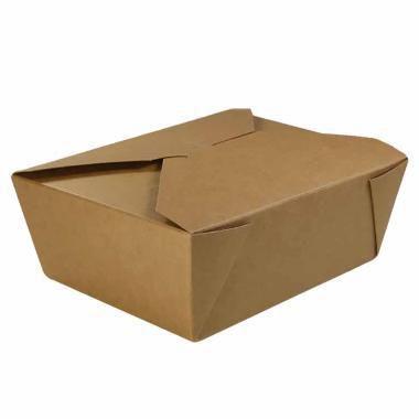 Kinaæske 1 ltr 170/155x140/120x65 mm pap PE Belægning Brun,300 stk/krt